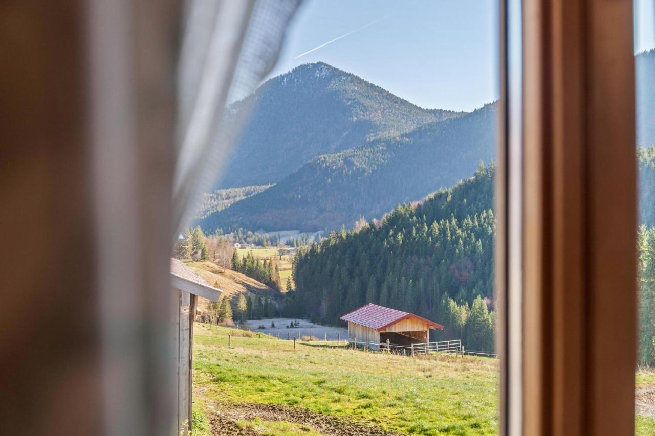 Ferienwohnung Guffertblick Jachenau Buitenkant foto